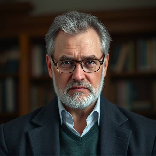 Portrait d'Antoine Dubois, professeur d'interprétation de textes classiques.